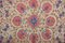 Suzani Wandteppich aus Seide mit Blumenmuster 8