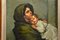 Dutch Artist, Mother & Baby, 1860, Oil on Canvas, Framed 4
