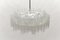 German Ice Glass 2-Tier Chandelier from Doria Leuchten, 1960s 8