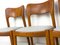 Teak Dining Chairs by Niels Koefoed for Koefoed Hornslet, 1960s, Set of 4, Image 3