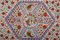 Vintage Folk Art Pictorial Suzani Tapestry in Cotton, Uzbekistan 10