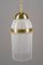 Art Deco Pendant with Opaline Glass Shade, Vienna, 1920s 7