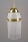 Art Deco Pendant with Opaline Glass Shade, Vienna, 1920s, Image 7