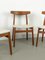 Teak Dining Chairs by Henning Kjaernulf for Bruno Hansen, 1960s, Set of 3 3