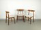 Chaises de Salle à Manger en Teck par Henning Kjaernulf pour Bruno Hansen, 1960s, Set de 3 2