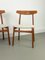 Teak Dining Chairs by Henning Kjaernulf for Bruno Hansen, 1960s, Set of 3 5