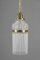 Art Deco Pendant with Frosted Glass Shade, Vienna, Austria, 1920s, Image 11