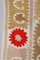 Usbekischer Suzani Wandteppich oder Tischdecke mit Stickerei 9