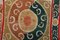 Arazzo sbiadito Suzani - Tovaglia uzbeka - Decorazione da parete ricamo tribale cioccolato marrone e marrone chiaro, copriletto Boho 311 X 44, Immagine 6
