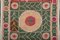 Vintage Faded Tan Suzani Wandbehang Dekor, Gedämpfte Stickerei Textil 310 X 41 7