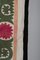 Vintage Faded Tan Suzani Wandbehang Dekor, Gedämpfte Stickerei Textil 310 X 41 10