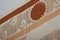 Pale Suzani da Samarcanda, Uzbekistan, Tessuto uzbeko con ricamo pastello all'inizio del XX secolo, Boho Bukhara Wall Hanging Decor 37 X 44, Immagine 10