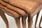 Tables Gigognes en Noyer, 1930s, Set de 3 12