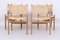 Oak & Wicker Mesh Model Ch31 Dining Chairs by Hans J. Wegner for Carl Hansen & Søn, 1950s, Set of 4, Image 17