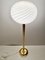 Glass and Brass Floor Lamp in the style of Venini, Italy, 1960s 6