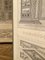 Italienischer neoklassizistischer architektonischer geätzter Wandschirm mit sechs Feldern 18