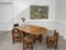 Mesa de comedor vintage redonda de Maison Regain, años 70, Imagen 4