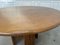 Vintage Round Dining Table from Maison Regain, 1970s, Image 2