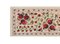 Uzbek Handmade Suzani Table Runner in Cotton with Bird Embroidery 6