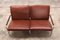 Model Fk 6720 2-Seater Sofa in Brown Leather by Preben Fabricius & Jørgen Kastholm for Kill International, 1960s, Image 4