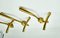 Brass Hangers by Luigi Caccia Domini for Azucena, 1950s, Set of 3 3