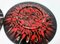 Jarrones de cristal de Murano negro y rojo con cristal de aventurina de bronce atribuidos a Vincenzo Nason, años 60. Juego de 4, Imagen 10