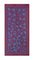 Suzani Überwurf oder Wanddeko aus Seide mit Granatapfel-Dekor 1