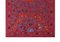 Suzani Runner o decorazione da parete in seta rossa, Immagine 7