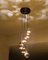 Space Age Gold-Plated Cascade Pendant Light from Staff, 1970s 2