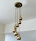 Space Age Gold-Plated Cascade Pendant Light from Staff, 1970s 3