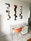 Glass, Painted Wood and Chrome-Plated Metal Desk by Gallotti e Radice, 1990s 19