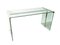 Glass, Painted Wood and Chrome-Plated Metal Desk by Gallotti e Radice, 1990s 15