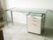 Schreibtisch aus Glas, lackiertem Holz & verchromtem Metall von Gallotti e Radice, 1990er 14