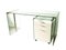 Glass, Painted Wood and Chrome-Plated Metal Desk by Gallotti e Radice, 1990s 1