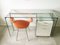 Glass, Painted Wood and Chrome-Plated Metal Desk by Gallotti e Radice, 1990s 10