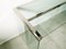 Glass, Painted Wood and Chrome-Plated Metal Desk by Gallotti e Radice, 1990s 18