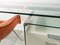 Glass, Painted Wood and Chrome-Plated Metal Desk by Gallotti e Radice, 1990s 11