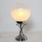 Chrome & Murano Glass Table Lamp, Image 5