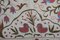 Wandteppich von Suzani aus Seide mit Lebensbaum-Dekor 7