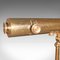 English Late Victorian Library Telescope in Brass from Dollond 5