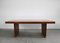 Table in Oak, Brass and Red Laminate by Gio Ponti, Italy, 1950s, Image 4