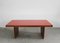 Table in Oak, Brass and Red Laminate by Gio Ponti, Italy, 1950s 3