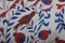 Uccello di arte popolare vintage Suzani, Uzbekistan, Immagine 7