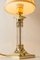 Jugendstil Tischlampe mit Stoffschirm, Wien, Österreich, 1910er 7