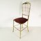 Brass Side Chair from Chiavari, Italy, 1960s 3