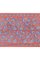 Wandteppich Suzani aus Seide mit Blumendekor 3