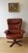 Scandinavian Leather Lounge Chair, 1980s 19