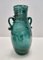 Vintage Teal Scavo Glass Vase attributed to Seguso, Italy, 1950s, Image 5