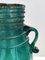 Vintage Teal Scavo Glass Vase attributed to Seguso, Italy, 1950s 8