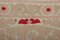 Usbekischer Suzani Wandteppich oder Tischdecke mit Stickerei 8